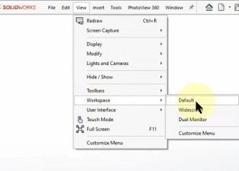 Một số lỗi thường gặp khi sử dụng Solidworks và cách khắc phục(part1)
