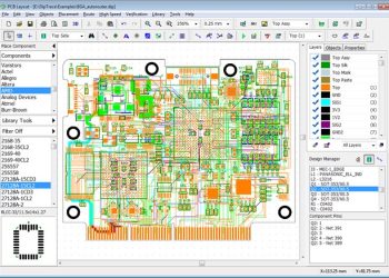 Phần mềm thiết kế PCB – DipTrace và các tính năng