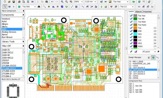 Phần mềm thiết kế PCB – DipTrace và các tính năng