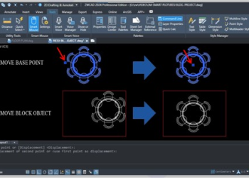 Khám phá sức mạnh của việc thay đổi cơ sở khối bổ trợ ZWCAD