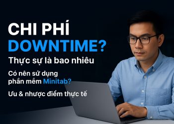 Chi Phí Downtime Thực Sự Là Bao Nhiêu? Có Nên Sử Dụng Phần Mềm Minitab? Ưu Nhược Điểm Thực Tế