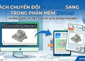 Cách chuyển đổi file DWG sang PDF dễ dàng nhất bằng phần mềm ZWCAD