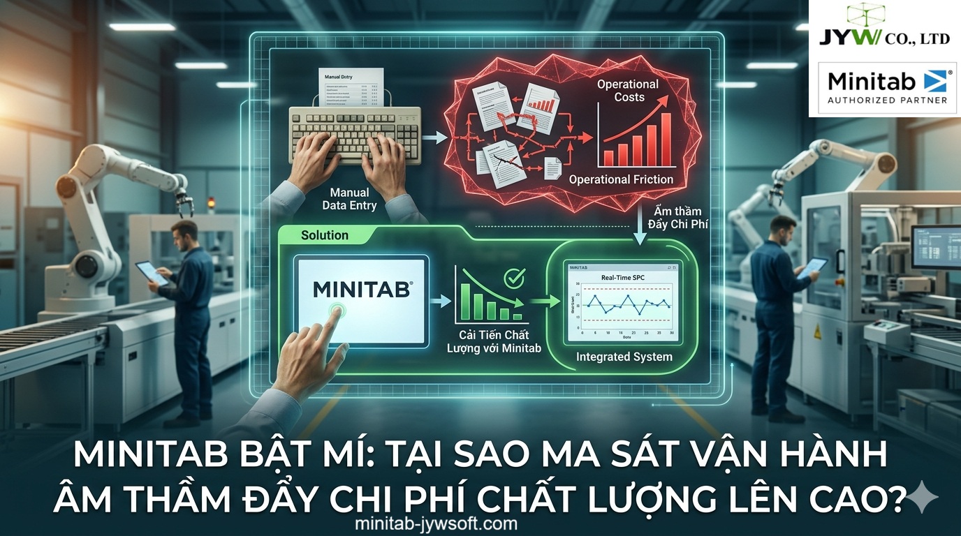Minitab Bật Mí: Tại Sao Ma Sát Vận Hành Âm Thầm Đẩy Chi Phí Chất Lượng Lên Cao?