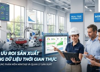Tối Ưu ROI Sản Xuất Bằng Dữ Liệu Thời Gian Thực Với Phần Mềm Minitab