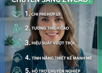 Top 5 lý do các kỹ sư cơ khí chuyển từ phần mềm CAD truyền thống sang ZWCAD
