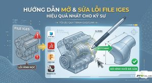 Hướng Dẫn Cách Mở Và Sửa Lỗi File IGES Hiệu Quả Nhất Cho Kỹ Sư