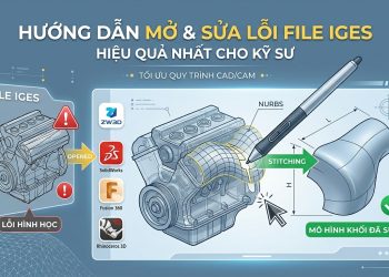 Hướng Dẫn Cách Mở Và Sửa Lỗi File IGES Hiệu Quả Nhất Cho Kỹ Sư