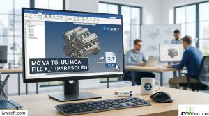Cách mở file X_T hiệu quả bằng Phần mềm ZW3D cho kỹ sư
