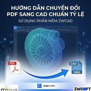 Cách Chuyển Đổi PDF Sang CAD Chuẩn Tỷ Lệ Bằng Phần Mềm ZWCAD
