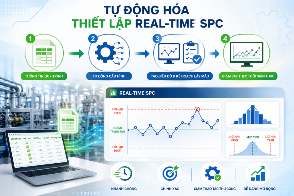 Tự động hoá thiết lập Real-Time SPC